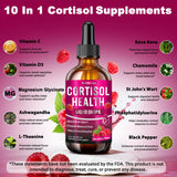 Frasco de WellBloom Cortisol Reducer en vidrio para pureza