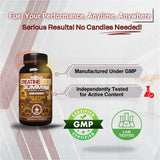 Primer plano de WellBoost Creatine Gold con sabor fresa-plátano