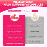 Wellcatcher NAD+ gominolas, antioxidantes para estrés oxidativo potencial.