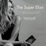 Con WelleCo Elixir Diario Super Verdes, fácil de añadir a batidos.