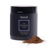 WelleCo Elixir Nocturno, taza de cacao caliente para relajación y brillo de la piel.