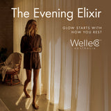 WelleCo Elixir Nocturno, textura suave y cremosa lista para tomar.
