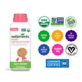 Wellements certificado orgánico USDA para tranquilidad de padres.
