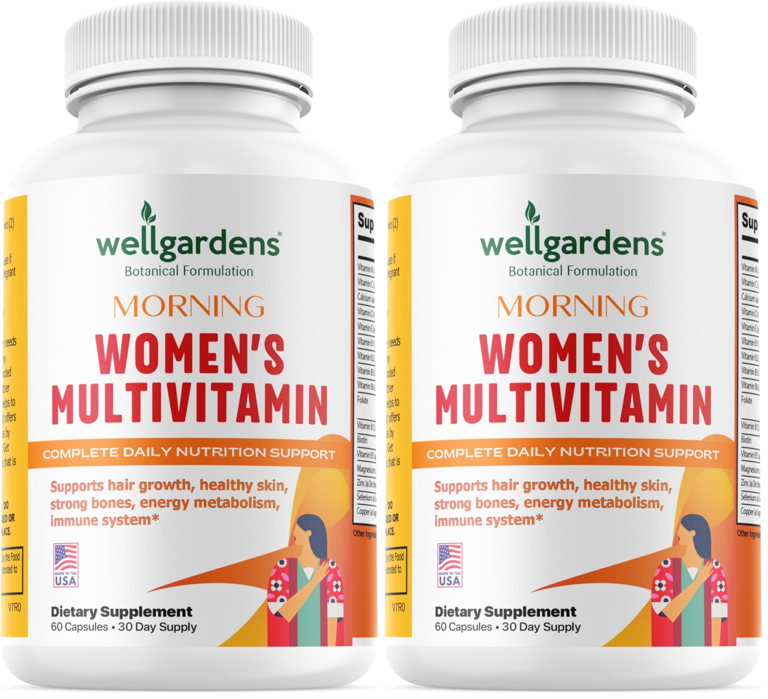 Wellgardens crecimiento del cabello en botella para brillo y densidad