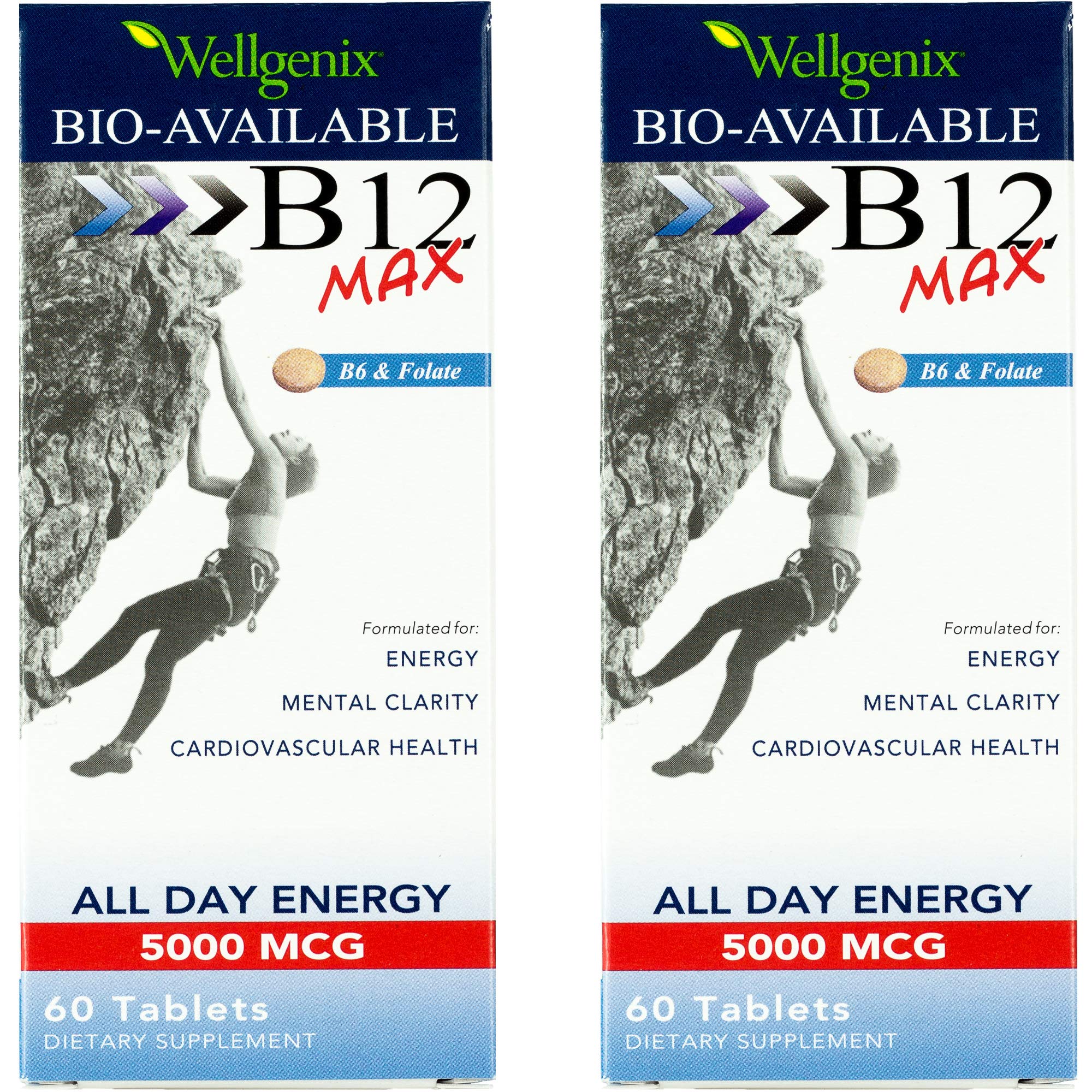 Tableta sublingual de Wellgenix B12 Max en la boca para absorción rápida