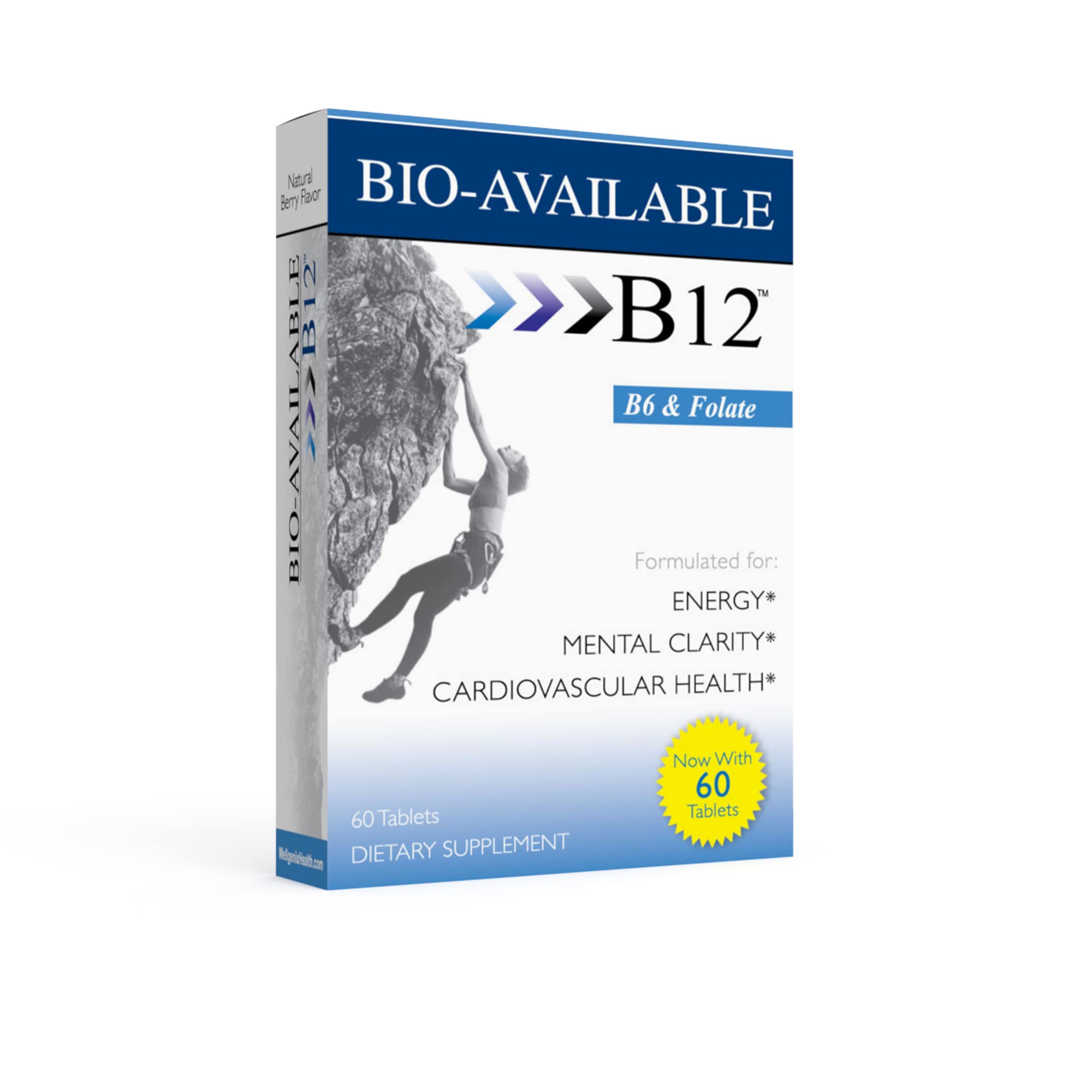 Wellgenix Bio: caja frontal de multivitaminas para energía diaria