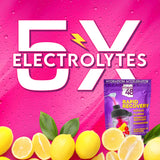 Wellgenix Hydrate48 sabor frambuesa limon para hidratacion sabrosa