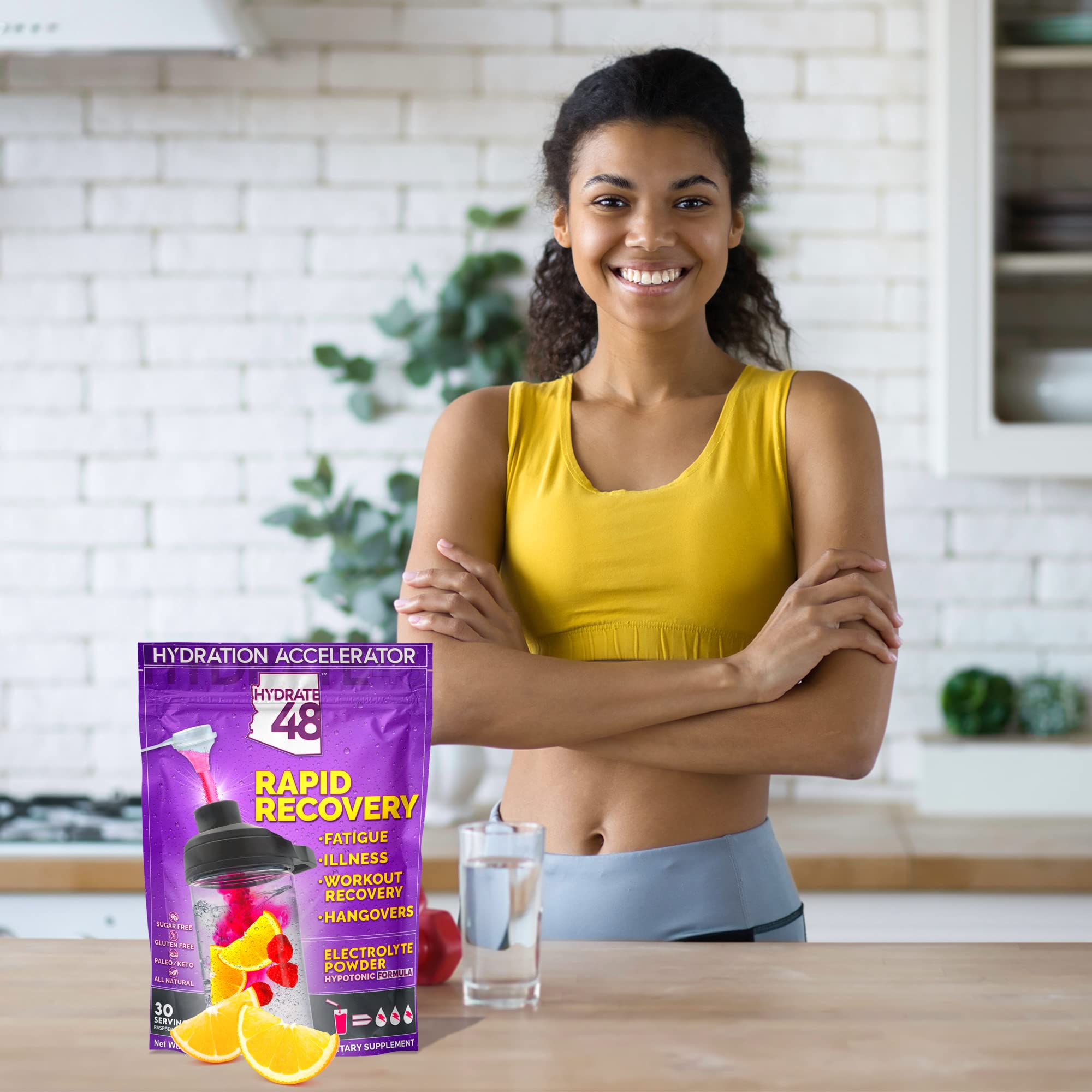 Wellgenix Hydrate48 sin gluten para dietas variadas