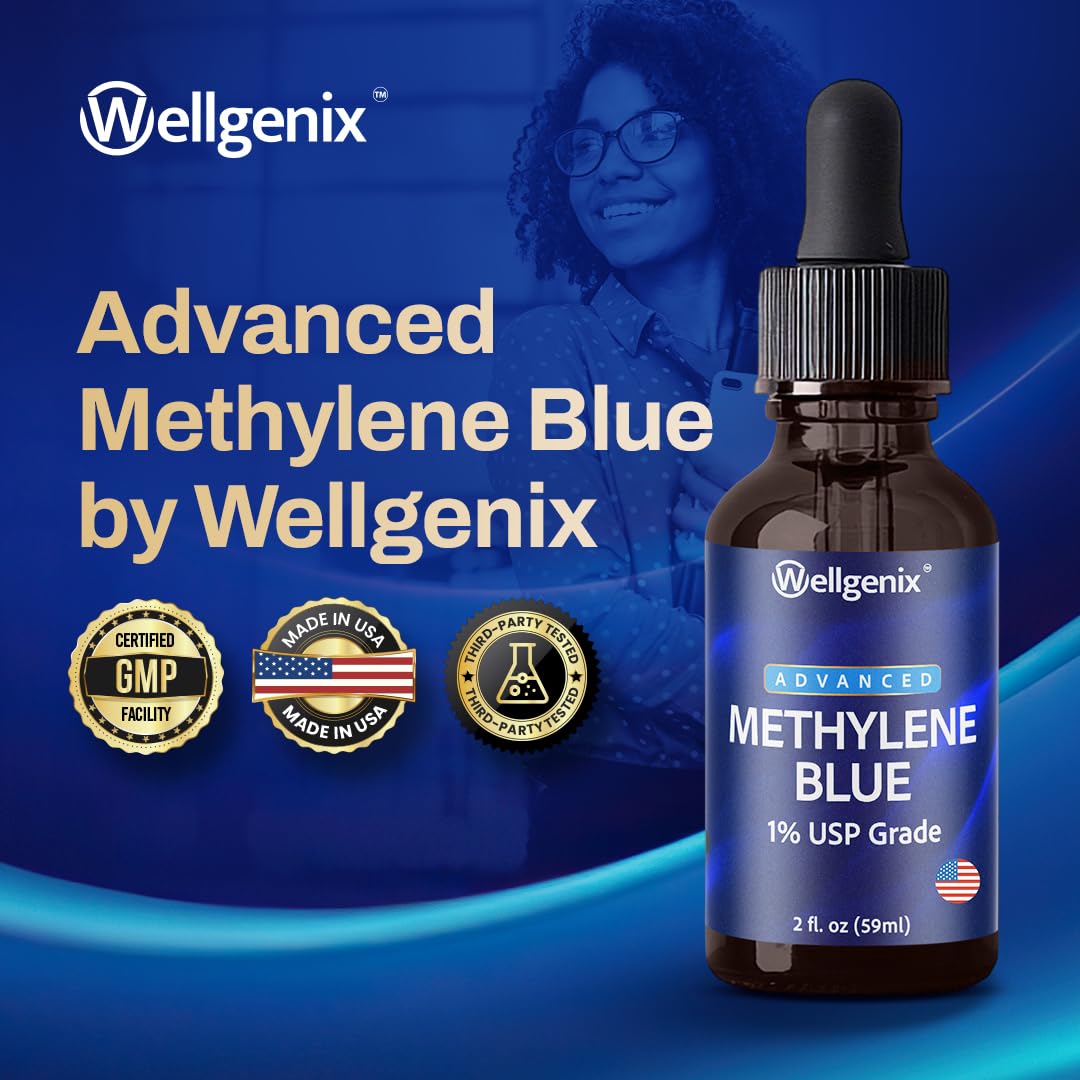 Etiqueta clara de Wellgenix con información de grado y pureza.