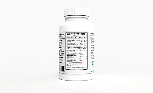 Wellgenix Purvana etiqueta transparente que muestra ingredientes claramente