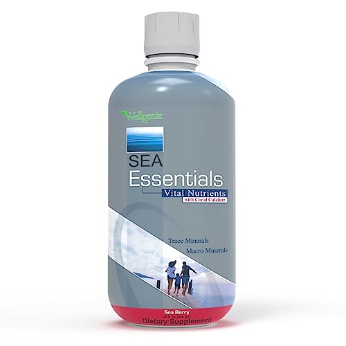 Wellgenix Sea Essentials vertido, sabor bayas marinas.