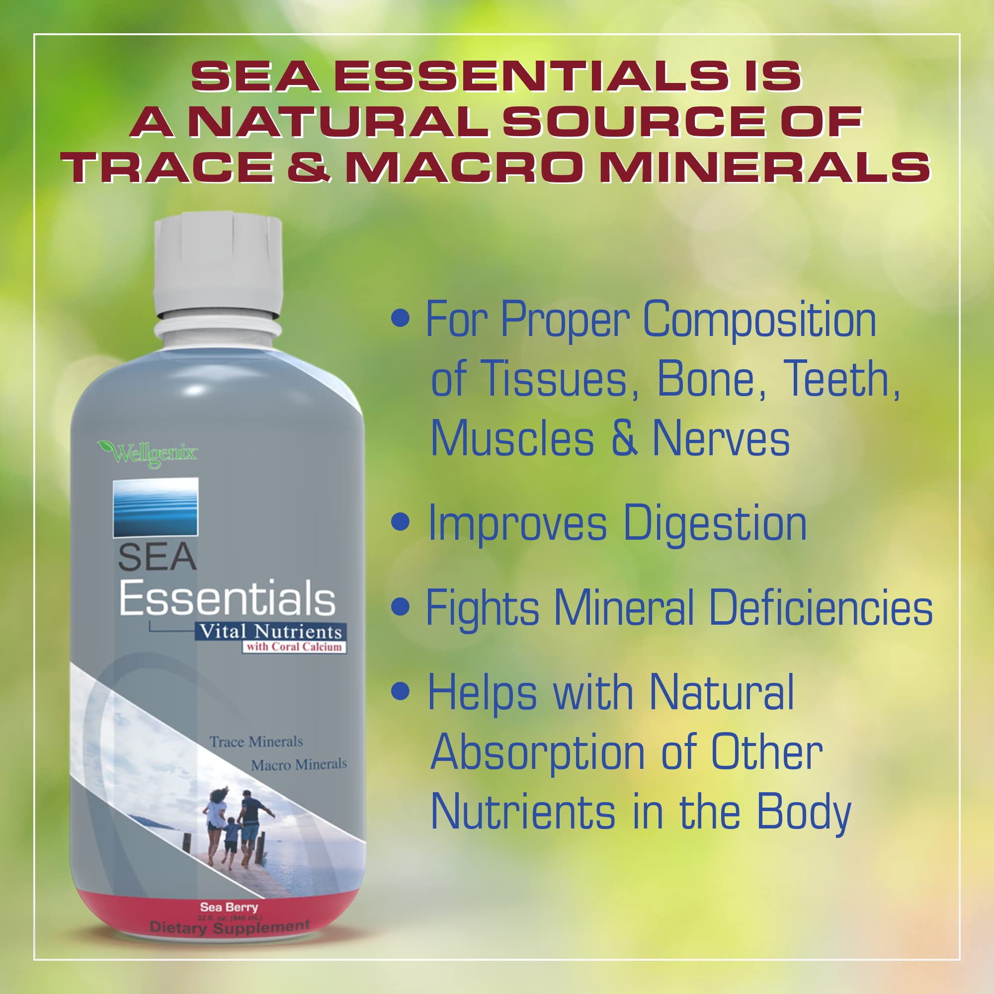 Color y sabor bayas marinas de Wellgenix Sea Essentials.