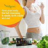 Wellgenix Strip Head 2 Toe limpiador de folículos capilares para cabello revitalizado.