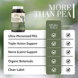 Wellkasa Migra-Well EZ: etiqueta legible con ingredientes y indicaciones.