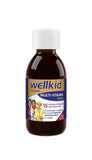 Wellkid etiqueta clara destacando información nutricional para familias