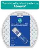 Wellness Basics Docosanol crema 10% envase portátil para bolso