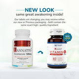 WELLNESS EXTRACT Eannatto tocotrienoles cápsulas suaves, diseño para absorción eficiente