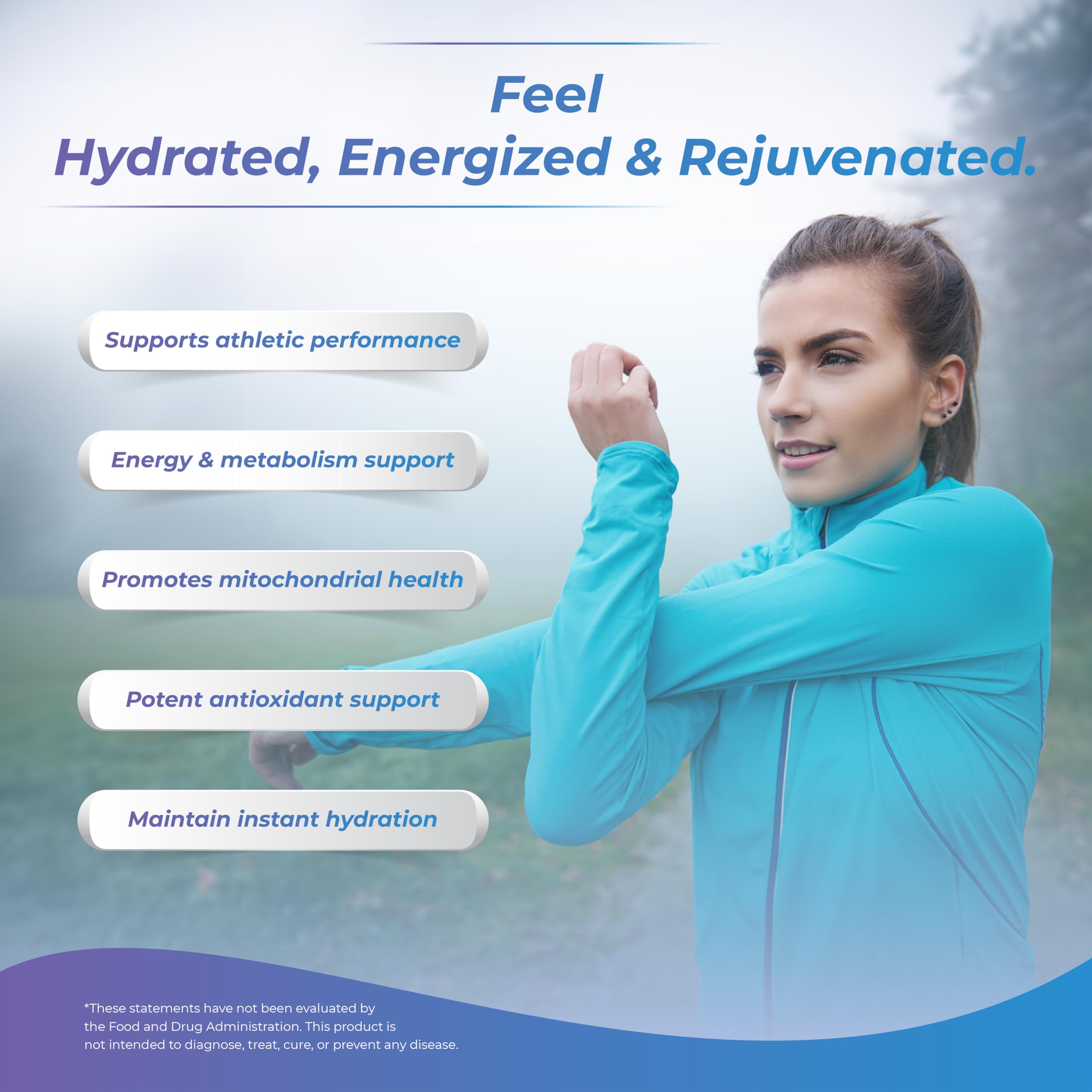 Wellness Extract H2: magnesio elemental como componente clave para la hidratación.