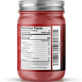 WELLNESS LABSRX gel musgo marino irlandes crudo frambuesa en cuchara para mezclar