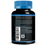 Cápsulas WELLNESS LABSRX Magnesio Glicinato, fáciles de tragar y adecuadas para rutina nocturna.