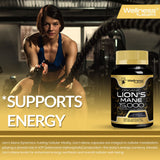 Ambiente natural con Melena de León WELLNESS LABSRX, cápsulas para un uso diario.