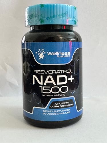Wellness LabsRx NAD cápsulas, 90 unidades, suministro para 45 días.