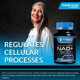 WELLNESS LABSRX Liposomal NAD 1500mg - primer plano de cápsulas listas para tomar