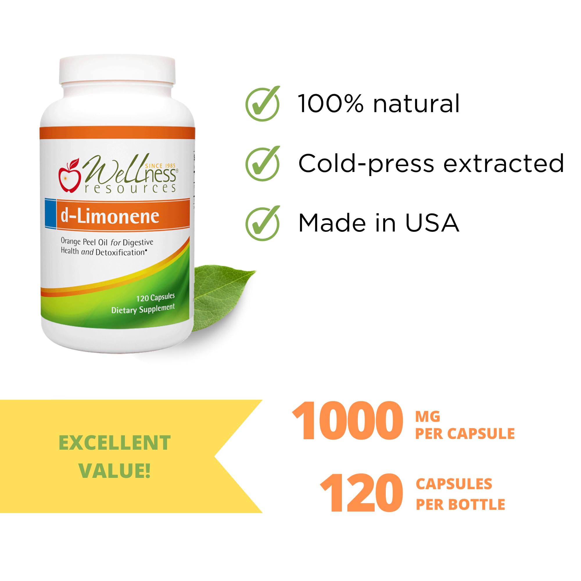 Cápsulas Wellness Resources en bote, presentación clara y fácil de usar.