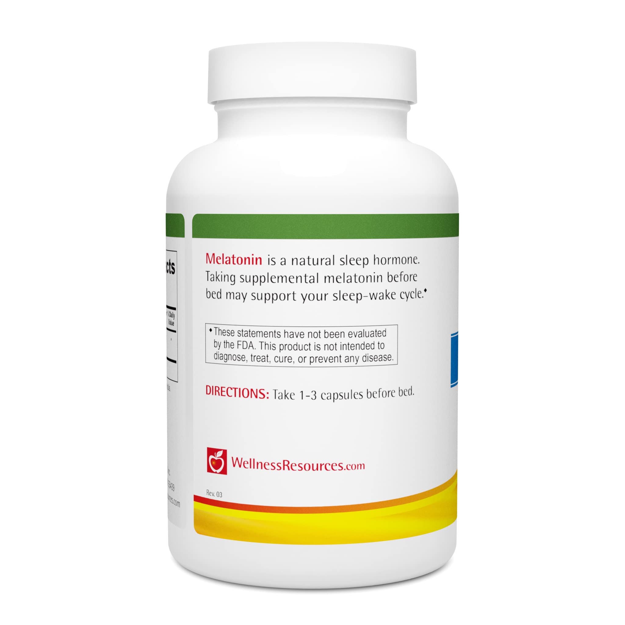 Wellness Resources Melatonina 0.5 mg, cápsulas para uso infantil, sueño estable