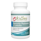 Wellness Resources Quercetin Phytosome 250 mg con luteolina 100 mg en botella para uso diario