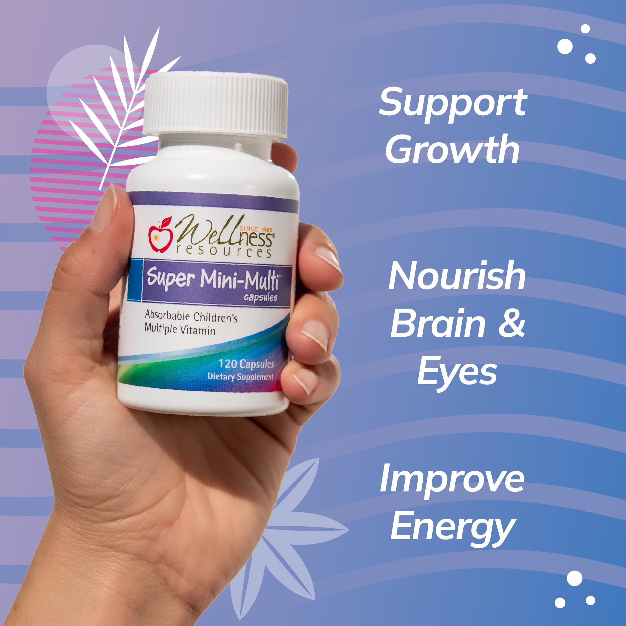 Wellness Resources Super Mini-Multi: forma coenzima B para absorción mejorada.