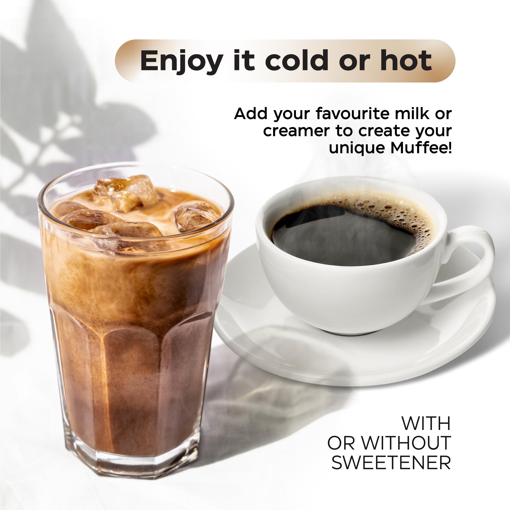 Café instantáneo Wellneum listo en segundos para la mañana