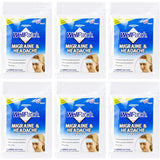 WellPatch empaque de parches fríos para la cabeza, listo para uso inmediato.