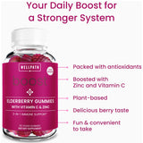 WellPath Boost Gominolas con zinc y vitamina C para una fórmula antioxidante útil