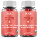 WellPath Pure ACV gomitas en botella para apoyo digestivo diario.