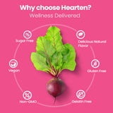 WellPath gominolas de remolacha sin azúcar, sabor arándano para un snack delicioso.
