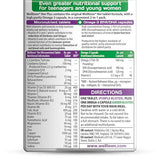 Wellteen Her Plus cápsula Omega-3, DHA para concentración y visión.