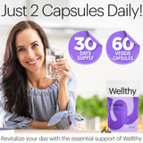 Wellthy desintoxicación proceso enzimático apoya la digestión