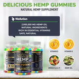 Colores y sabores frutales de Wellution gominolas en su embalaje