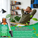 WellVeraVida L-Teanina Drops: mezcla de ingredientes clave para equilibrio emocional
