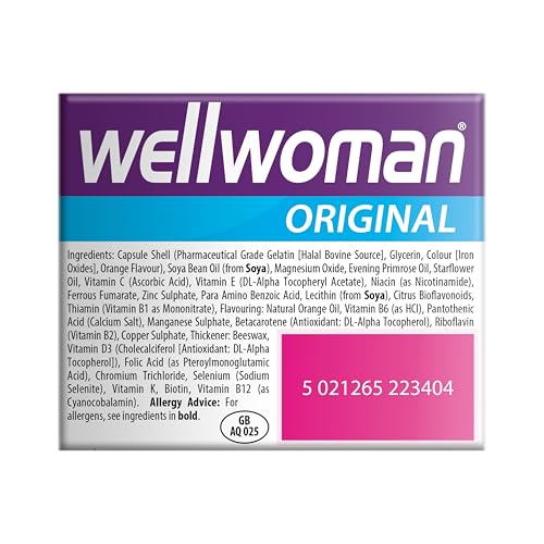 Wellwoman Original Caps, cápsulas en mano para uso diario