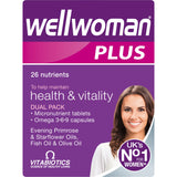 Wellwoman Plus tableitas y cápsulas para vitalidad diaria