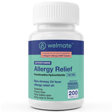 WELMATE Alergia Tabletas Botella, alivio práctico para uso diario.