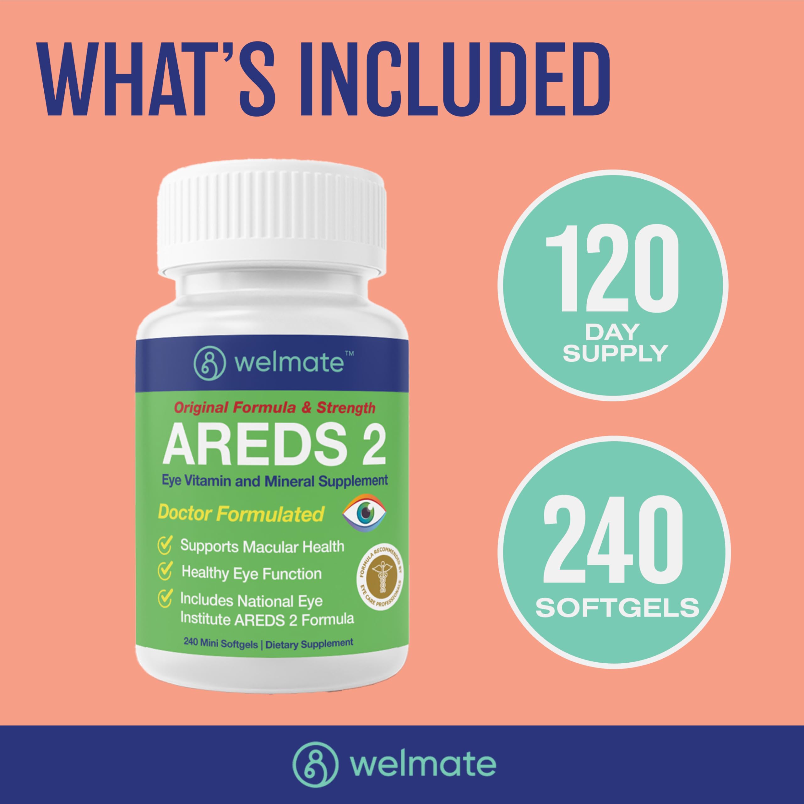 WELMATE AREDS2, hecho en Estados Unidos