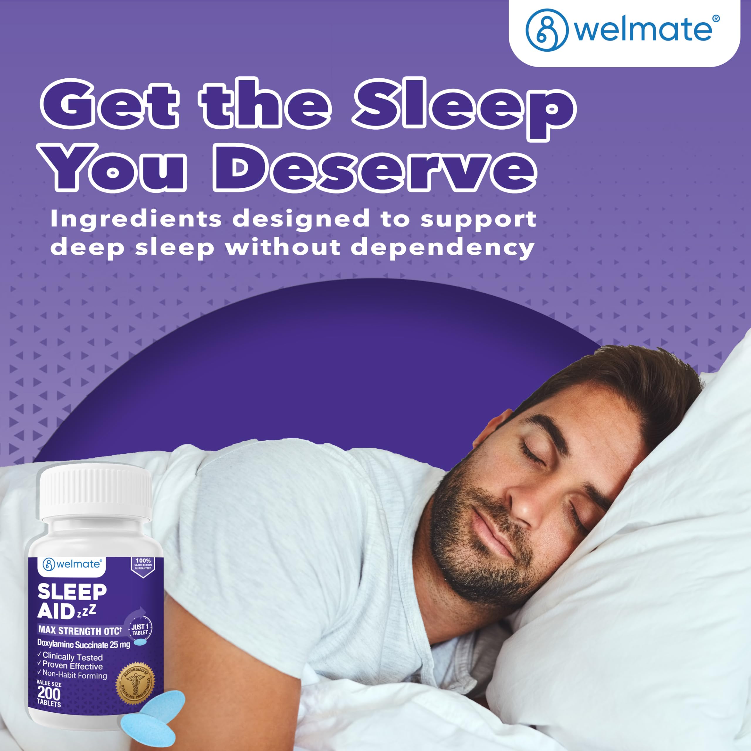 Welmate para dormir durante viajes, ideal para jet lag y cambios de zona horaria.