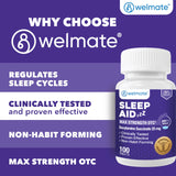 Welmate Noche durante viaje para descanso y confort en cambios de zona horaria