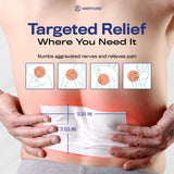 Welmate parches tamano-ajustable para areas pequenas como rodillas