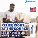 WELMATE crema lidocaína 5% sin olor, uso externo.