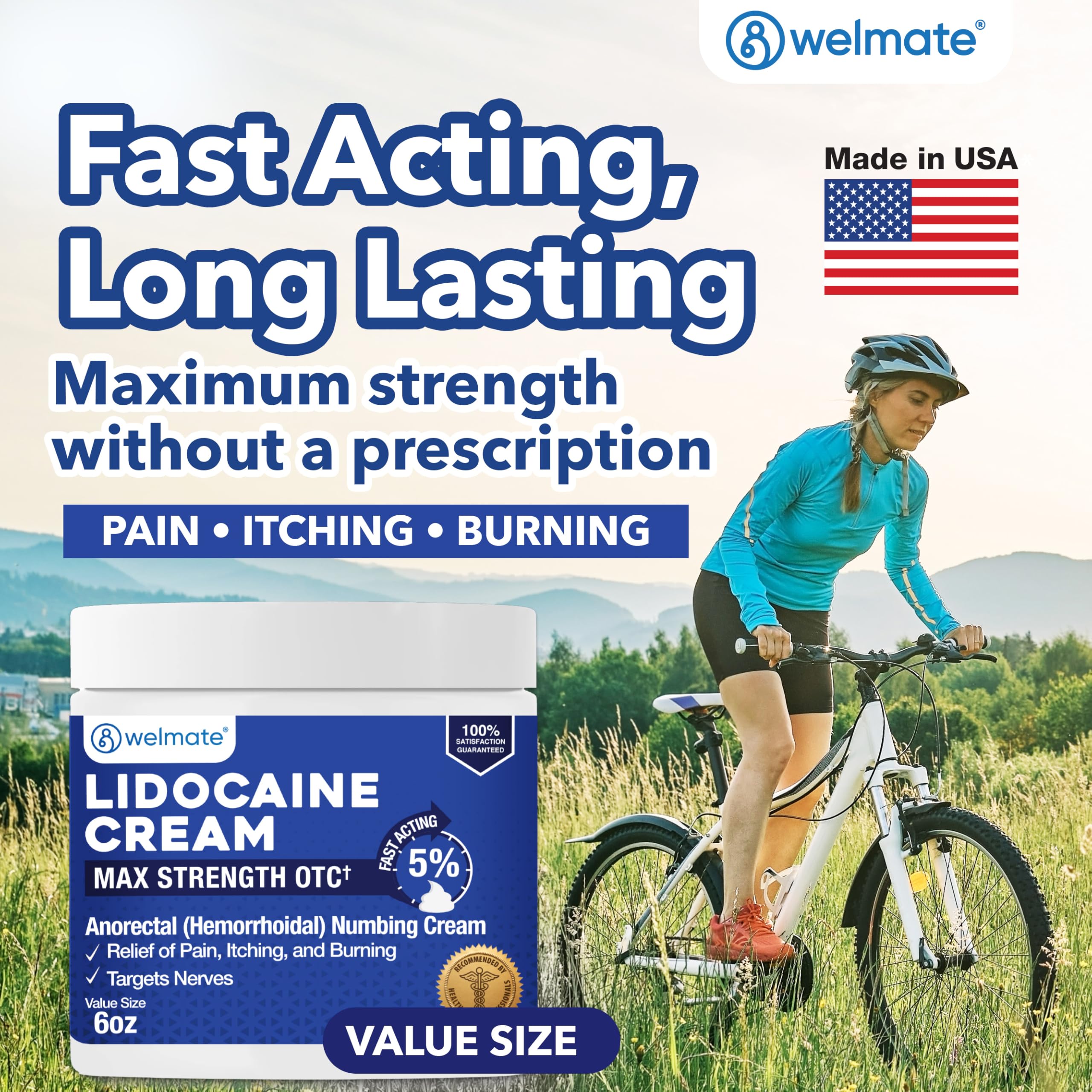 WELMATE para piel sensible, uso externo recomendado.
