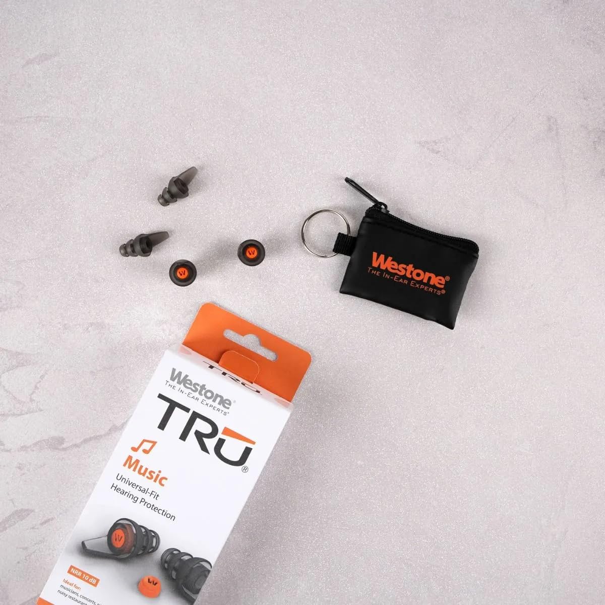 Westone TRU Music tapones auditivos, diseño universal para todos los oídos.